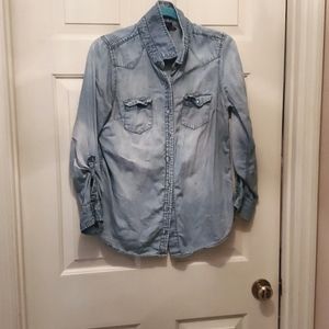 Jean button up